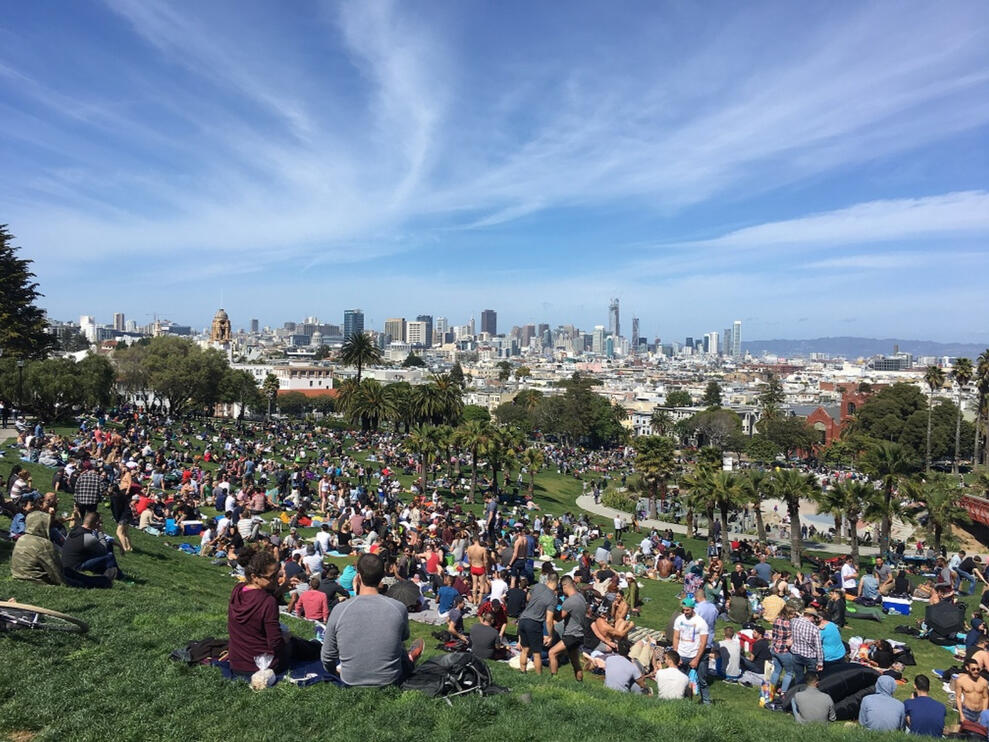 Nearby Dolores Park